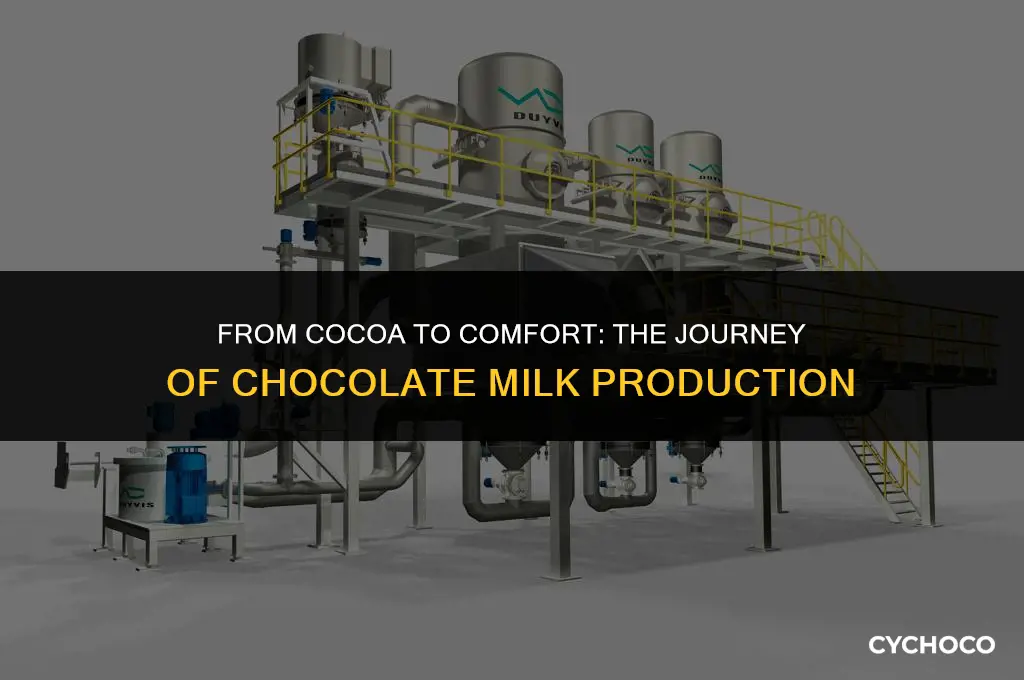 how is chocolate milk produced