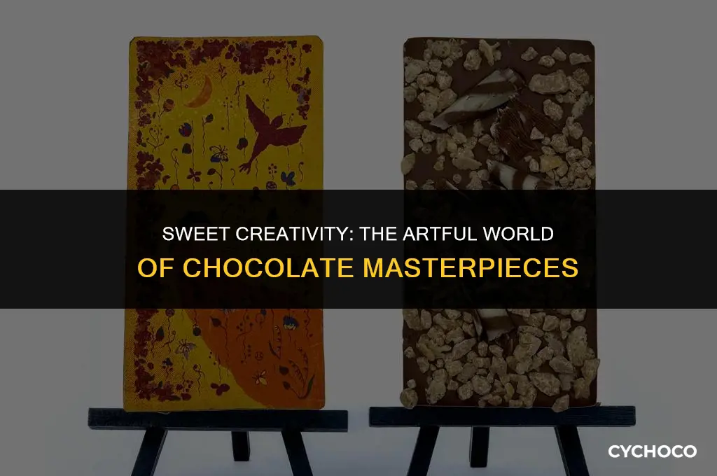 how is chocolate used in art