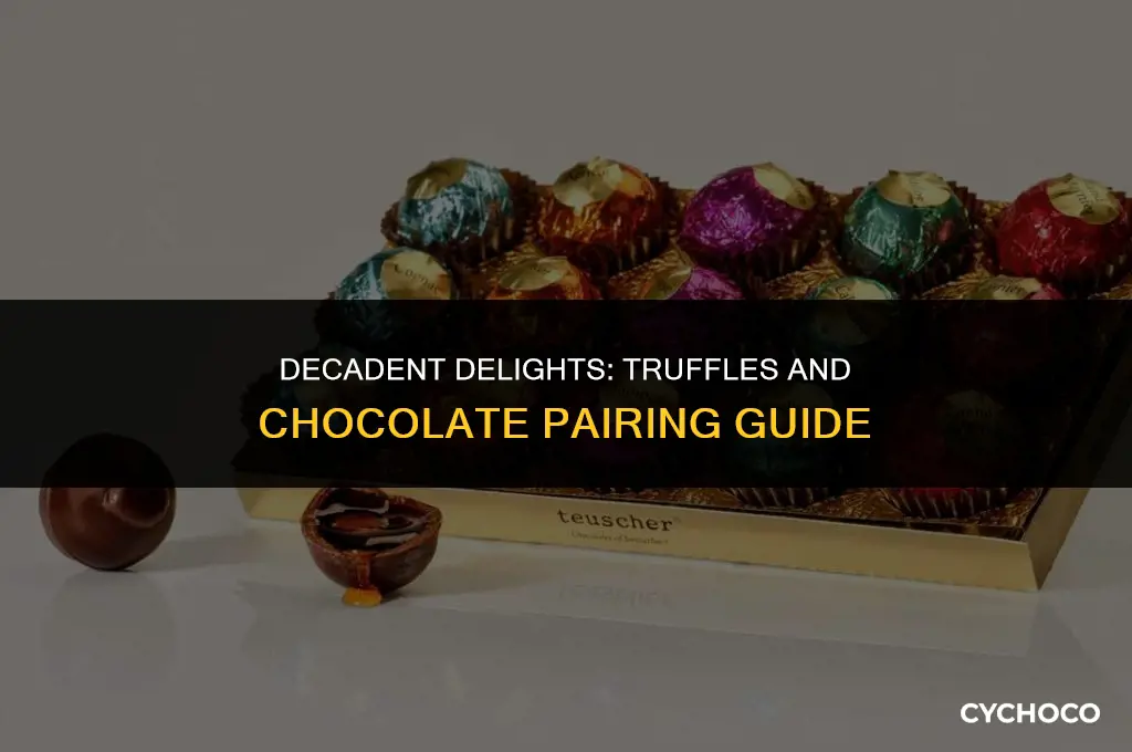 how is truffles used with chocolate