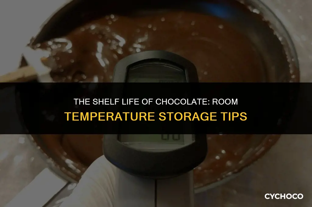 how long chocolate at room temperature bad