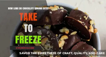 Quick Freeze: Chocolate Banana Bites Preparation Time
