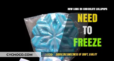 Sweet Treats: The Perfect Freeze Time for Chocolate Lollipops