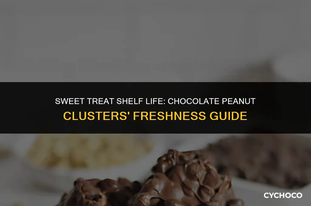 how long do chocolate peanut clusters last