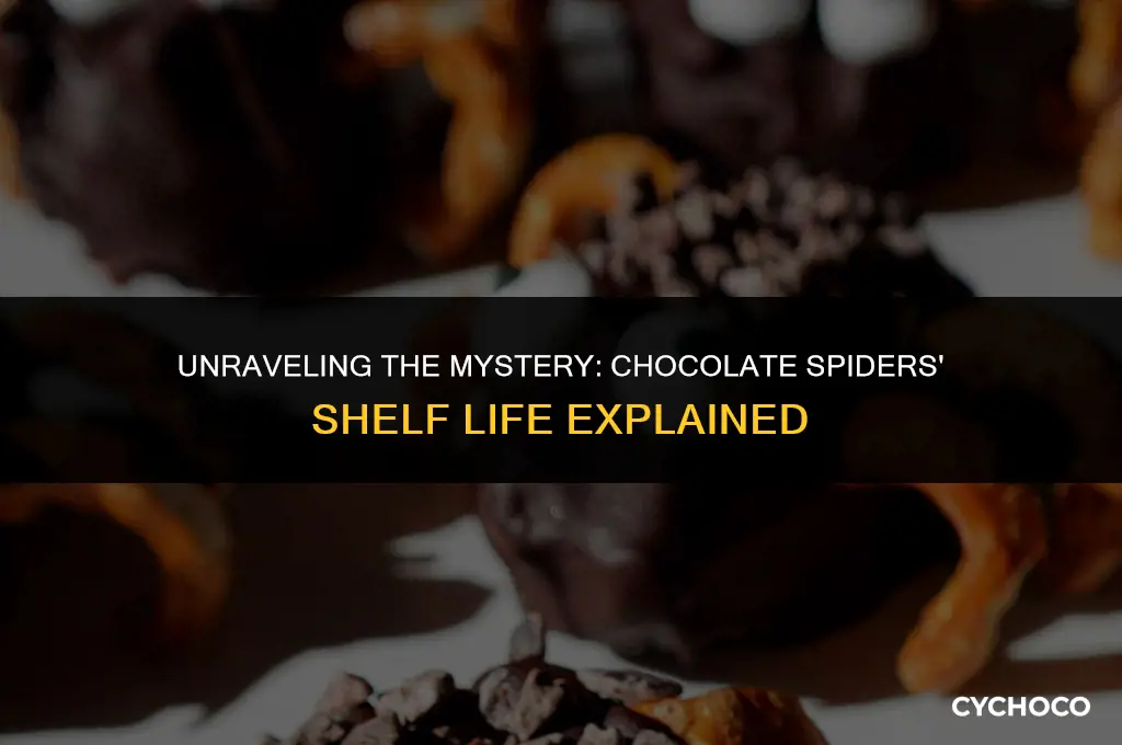 how long do chocolate spiders last