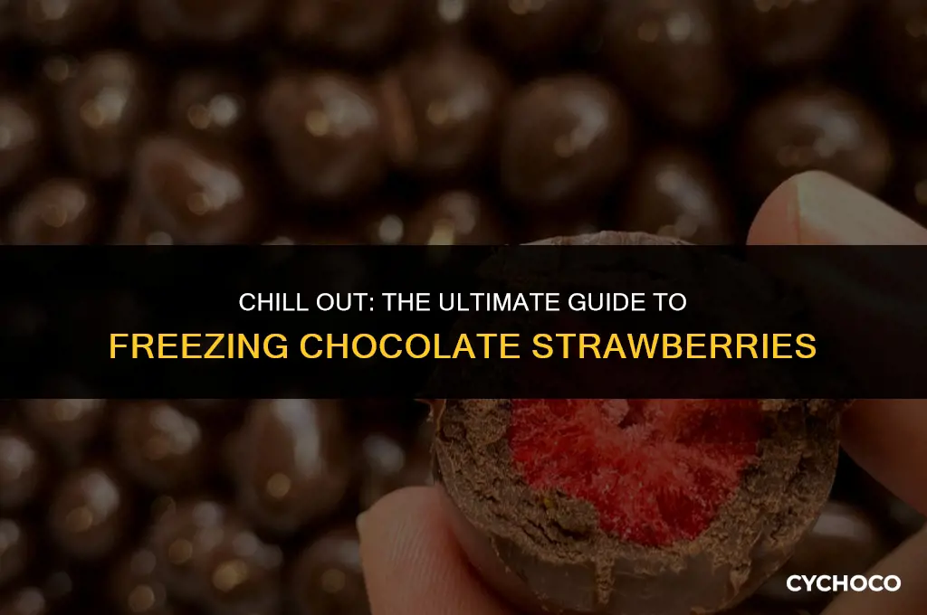 how long do chocolate straeberues take to freeze