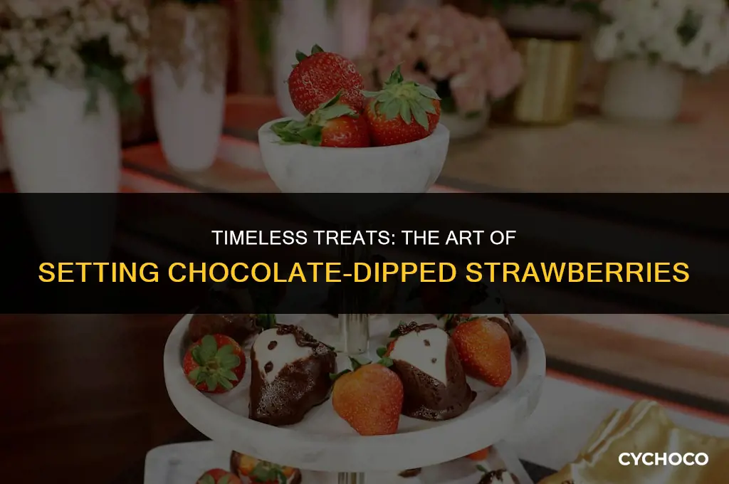 how long do chocolate strawberries take to set