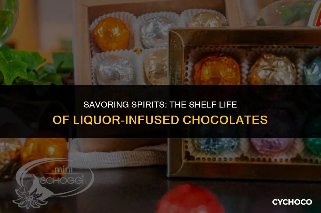 how long do chocolates with liquor last