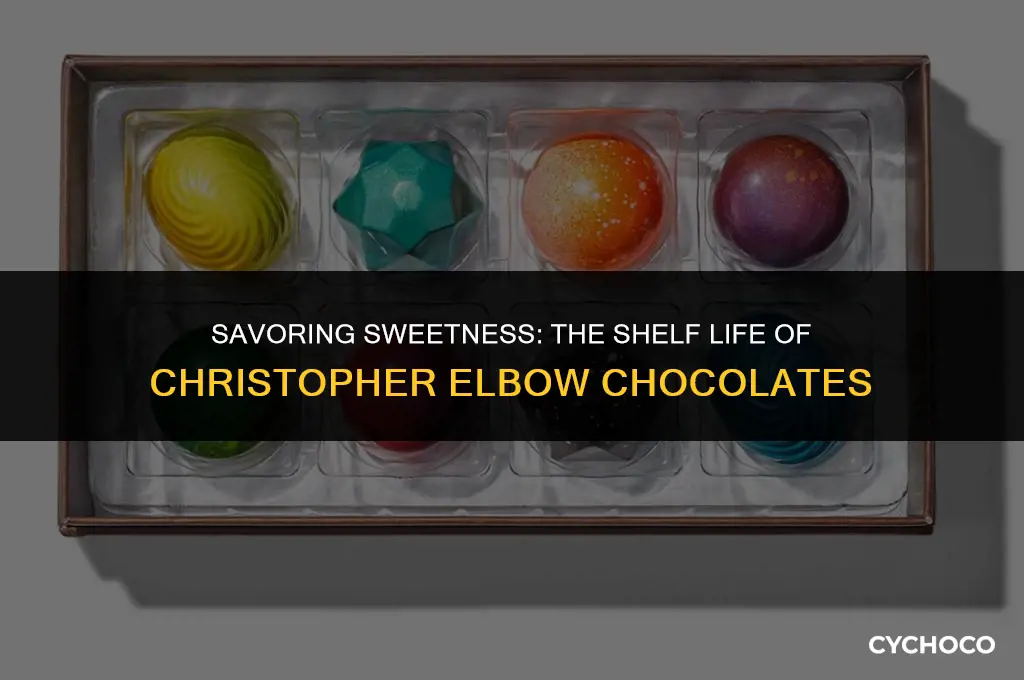 how long do christopher elbow chocolates last