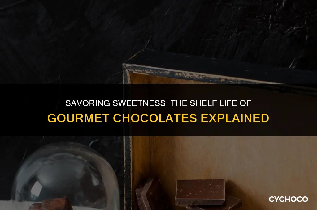 how long do gourmet chocolates last