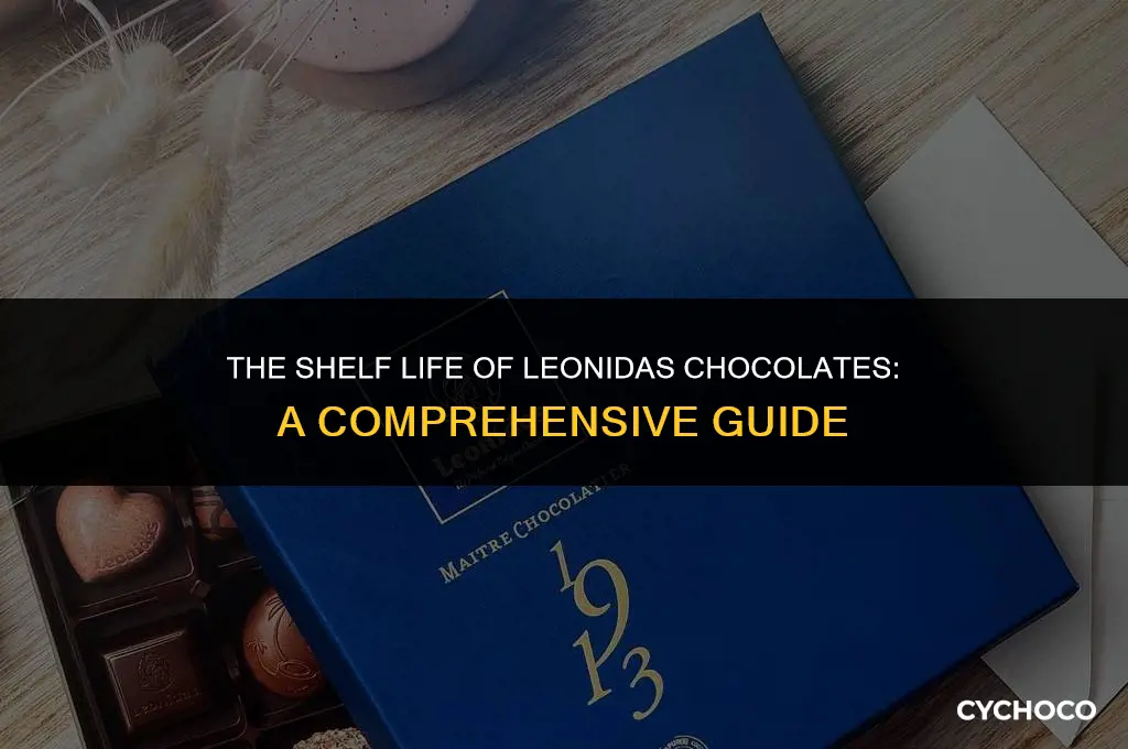 how long do leonidas chocolates last