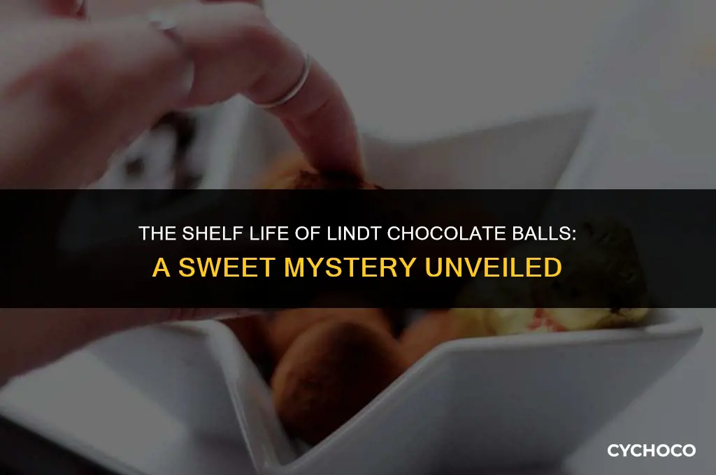 how long do lindt chocolate balls last