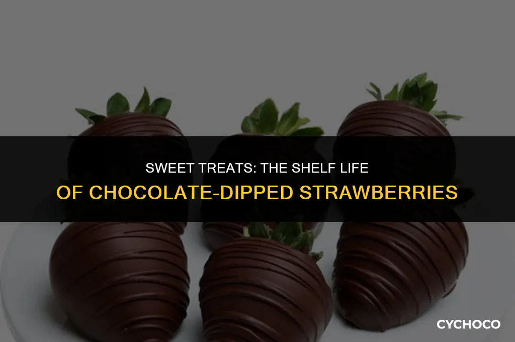 how long do strawberries chocolate last