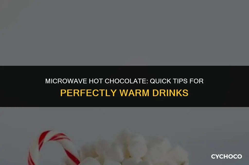 how long do you microwave hot chocolate