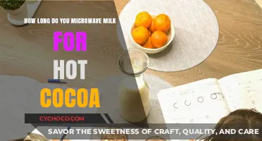 Perfect Hot Cocoa: Ideal Microwave Time for Warm, Creamy Milk