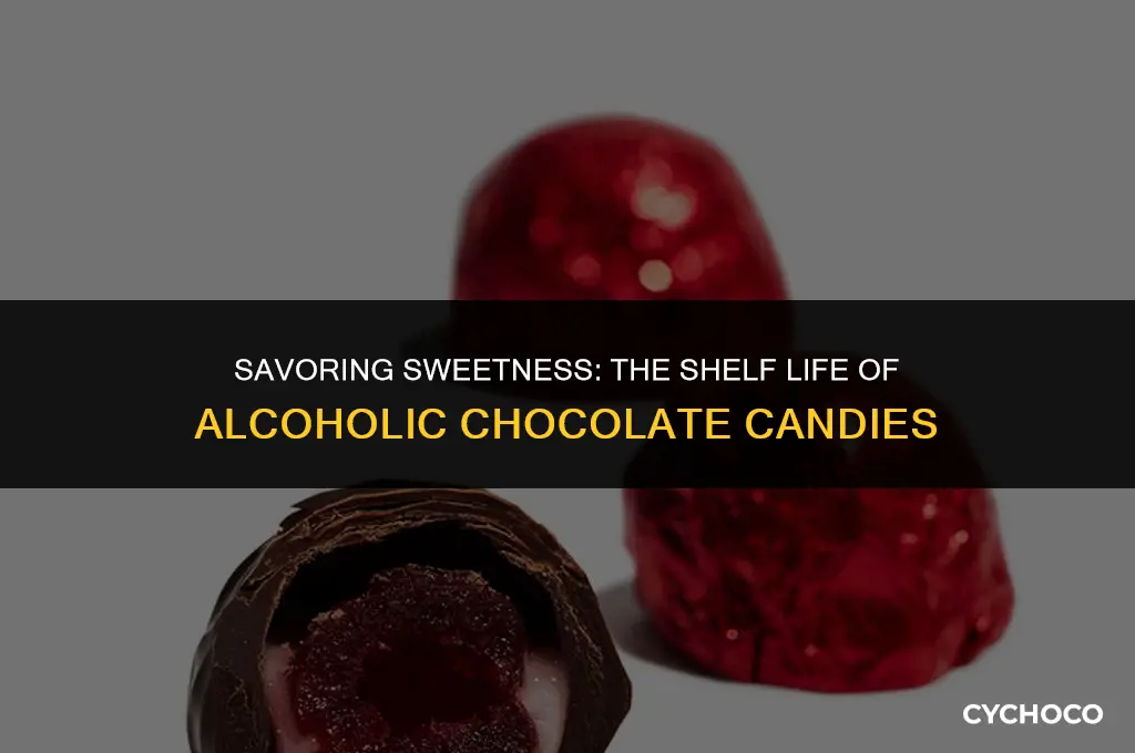 how long does alcoholic chocolate candies last