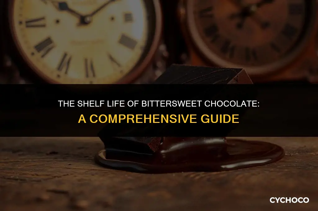 how long does bittersweet chocolate last