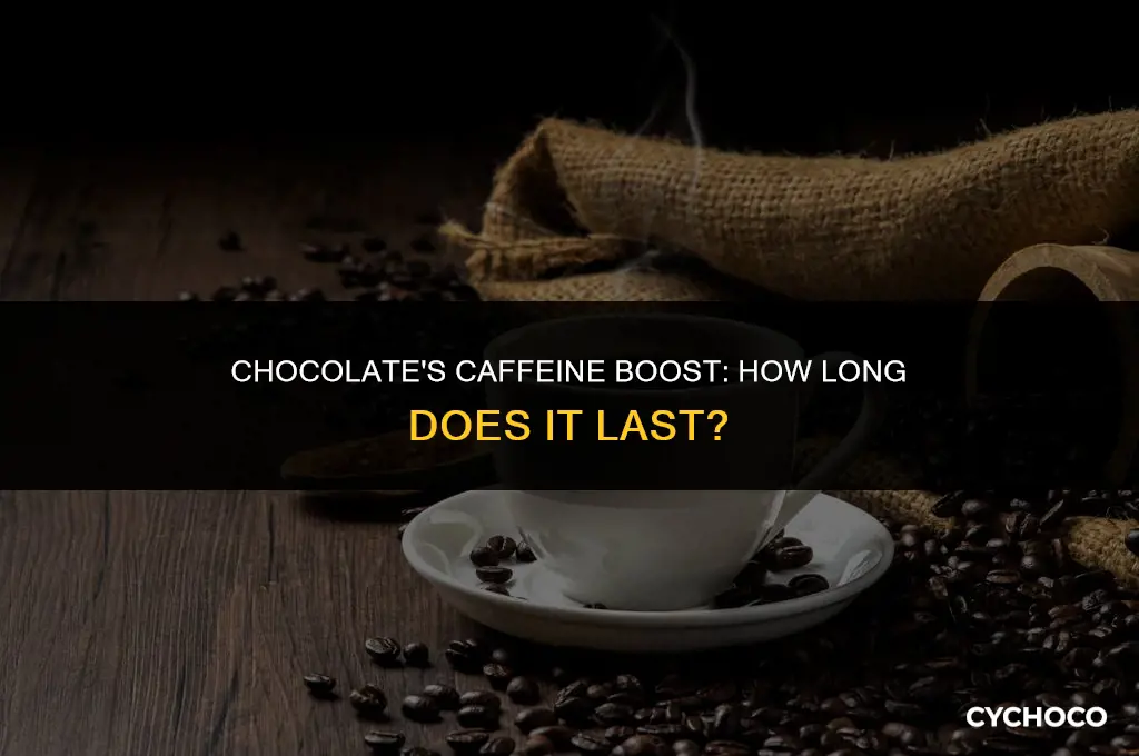 how long does caffeine from chocolate stay in your body