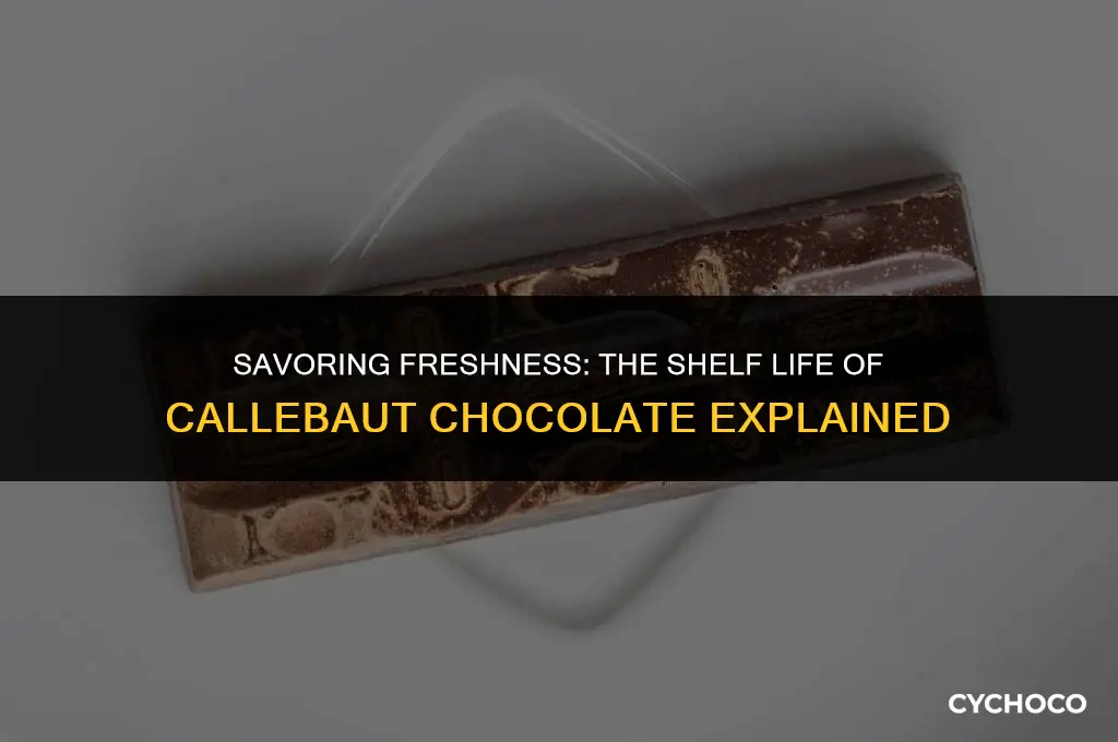 how long does callebaut chocolate keep