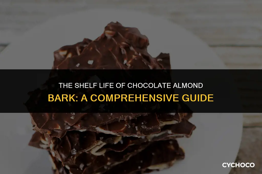 how long does chocolate almond bark last