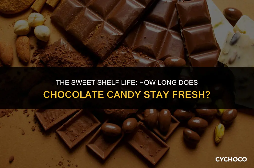 how long does chocolate candy stay fresh