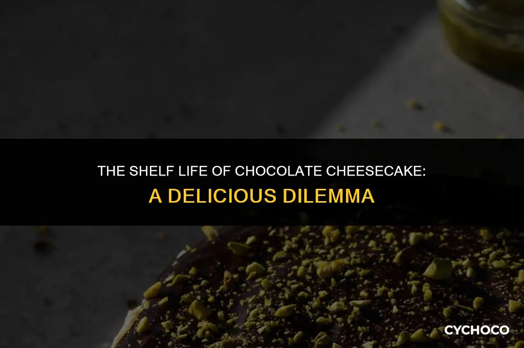 how long does chocolate cheesecake last in the fridge