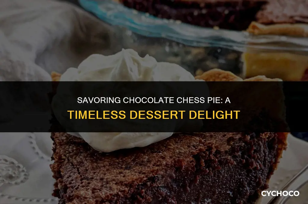 how long does chocolate chess pie last