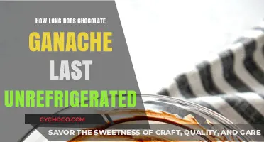 Unrefrigerated Chocolate Ganache: Shelf Life and Storage Tips