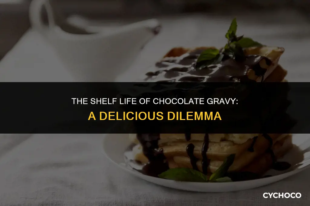 how long does chocolate gravy keep