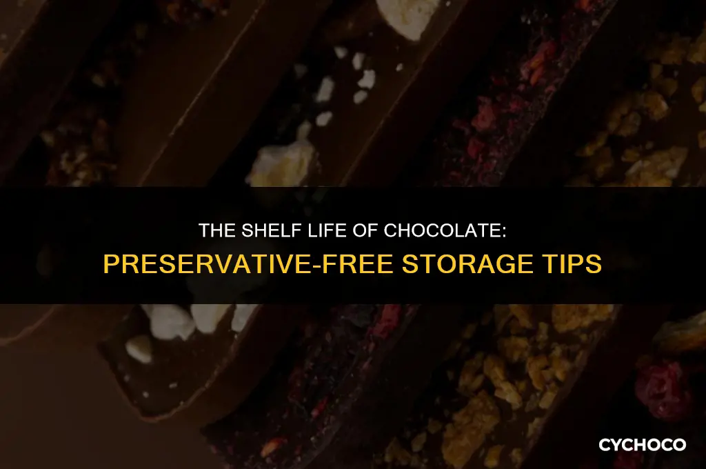 how long does chocolate last without preservatives