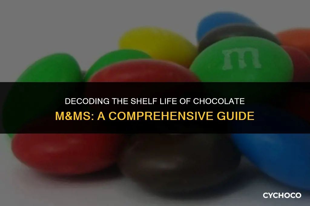 how long does chocolate m&mslast