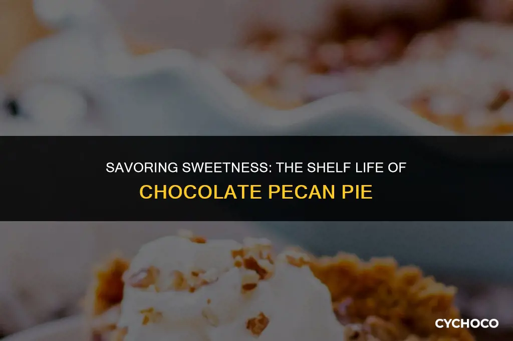 how long does chocolate pecan pie last