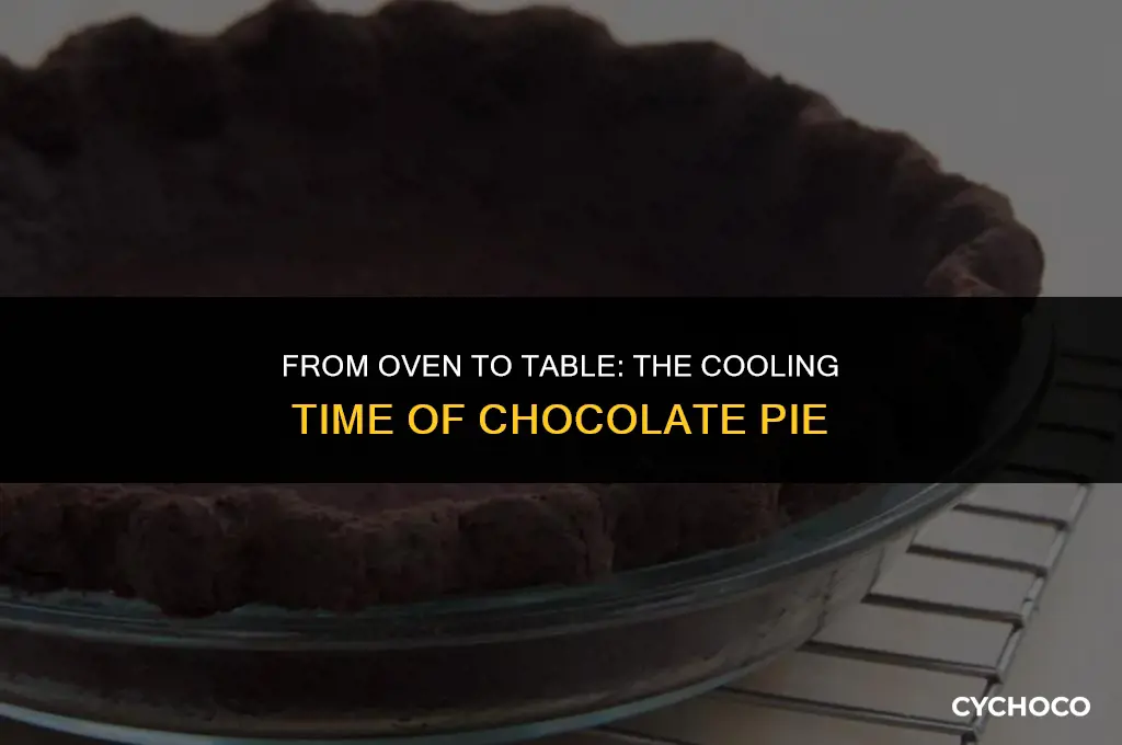how long does chocolate pie take to cool