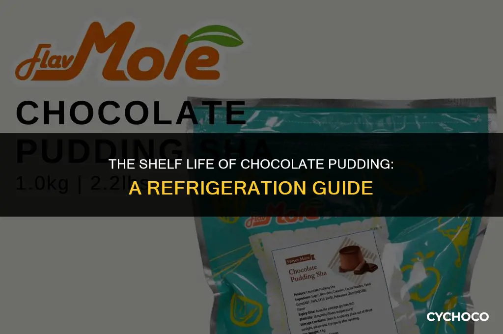 how long does chocolate pudding last in the fridge