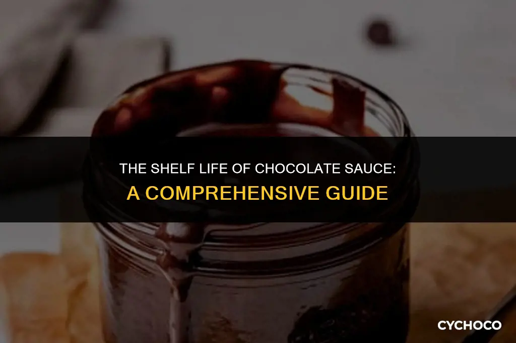 how long does chocolate sauce keep