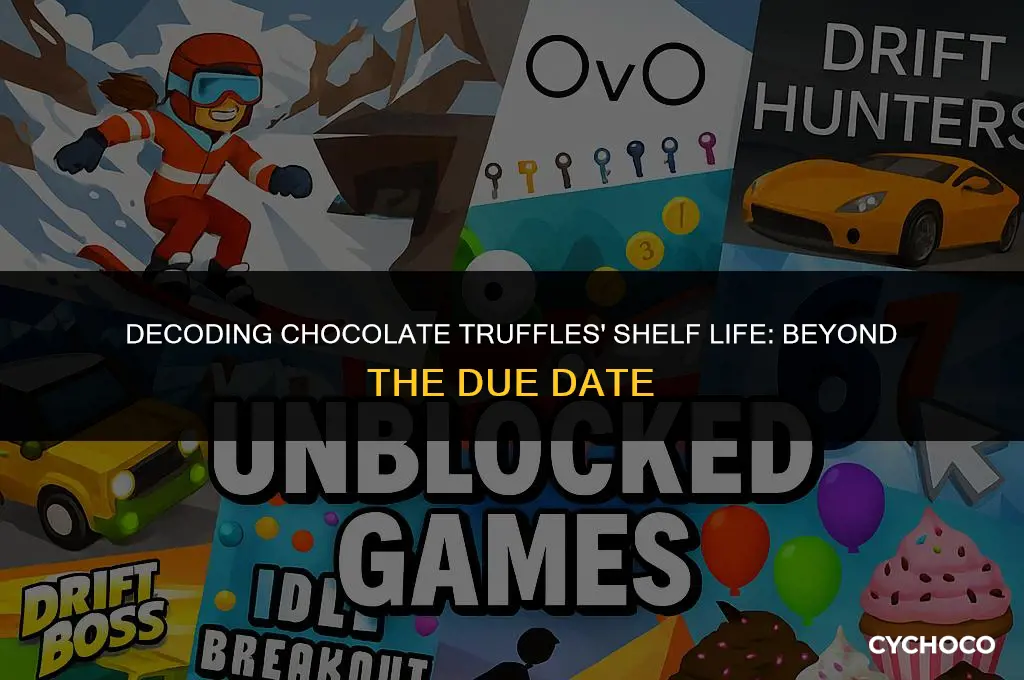 how long does chocolate truffles last past due date