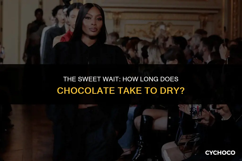 how long does chocolate try
