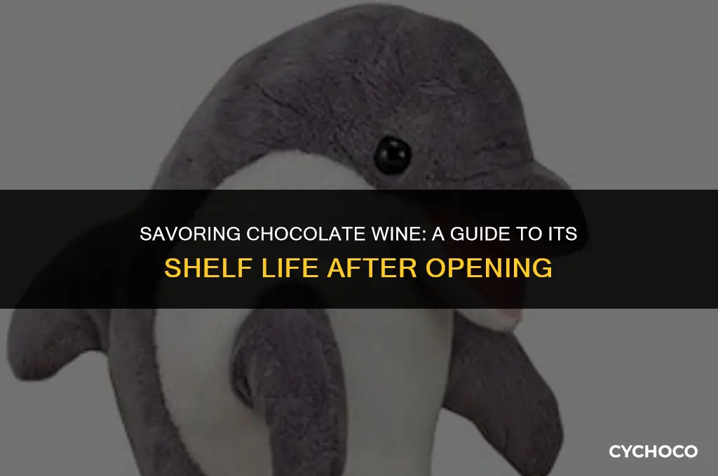how long does chocolate wine last after opening