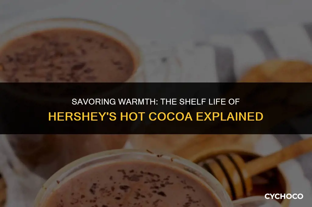 how long does herseys hot cocoa last