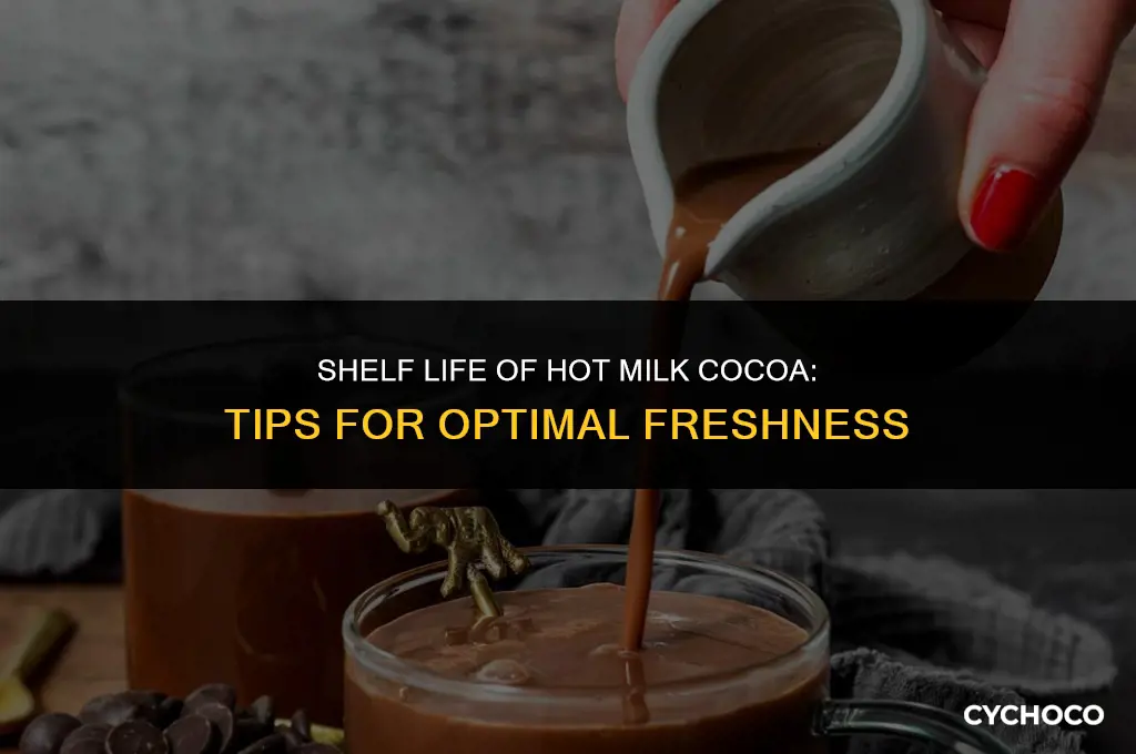 how long does hot milk cocoa last before going bad