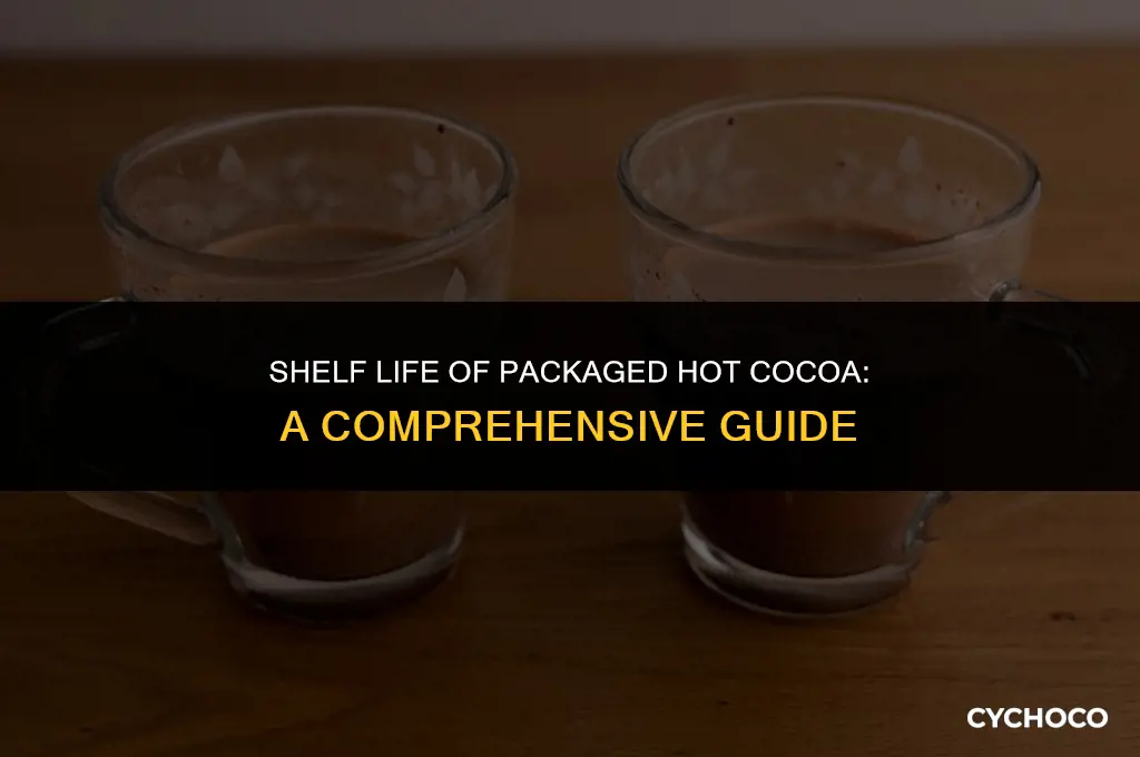 how long does packaged hot cocoa last