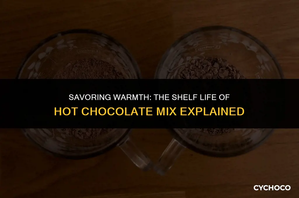 how long is hot chocolate mix good for