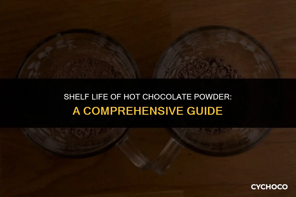 how long is hot chocolate powder good for
