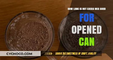 Shelf Life of Opened Hot Cocoa Mix: A Comprehensive Guide