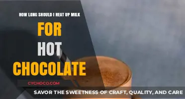 Perfect Hot Chocolate: Ideal Milk Heating Time for Creamy Bliss