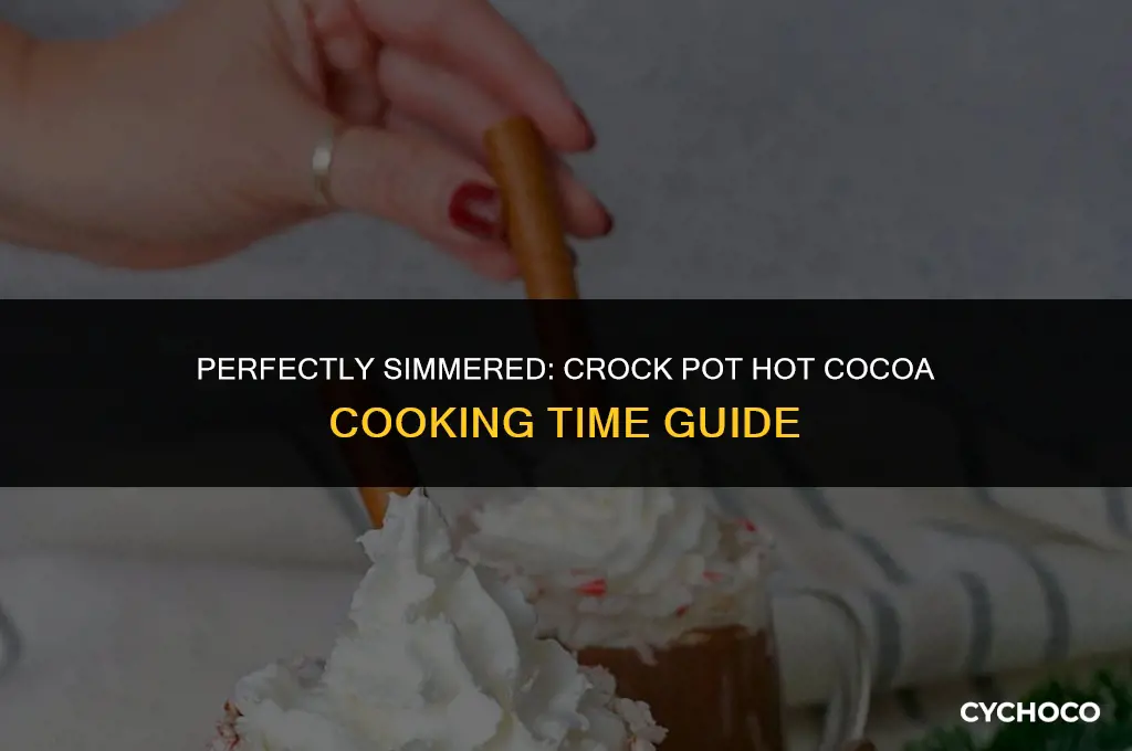 how long to cook hot cocoa in crock pot