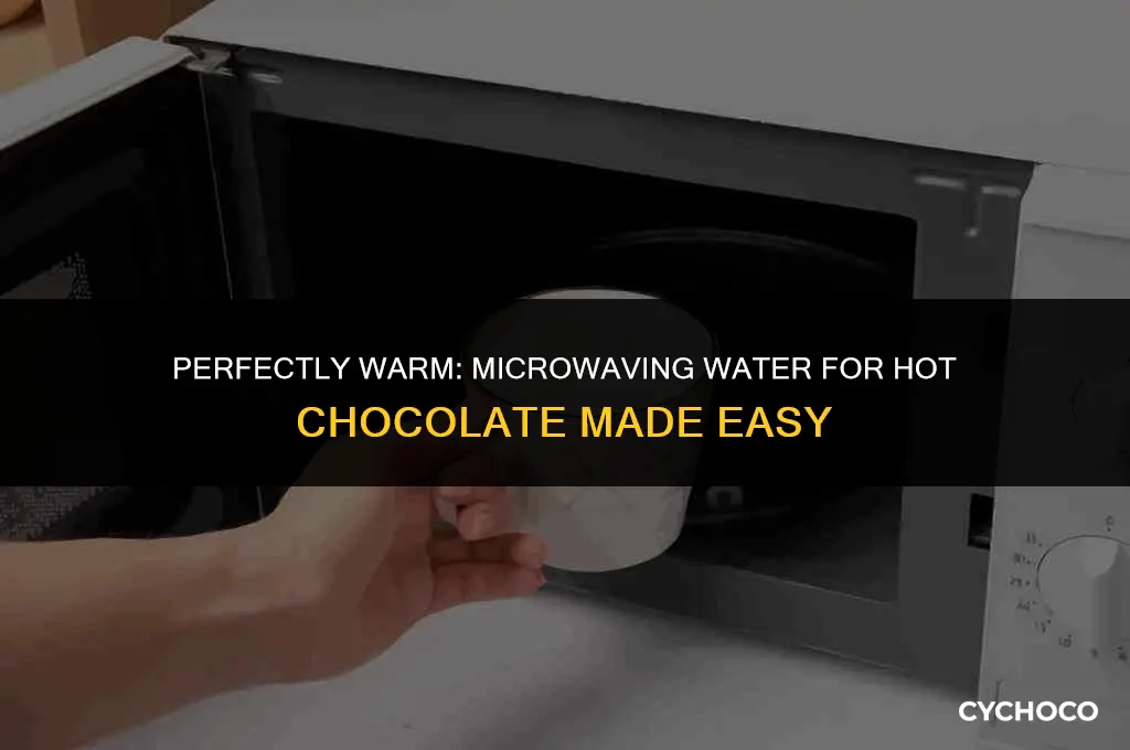 how long to microwave water for hot chocolate