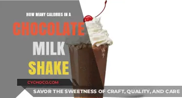 Indulgent Chocolate Milkshake: A Caloric Delight Unveiled
