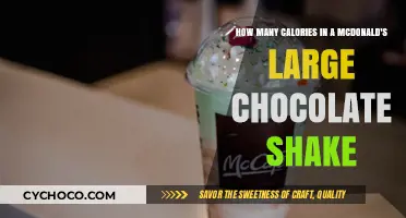 McDonald's Large Chocolate Shake Calorie Count: A Sweet Surprise