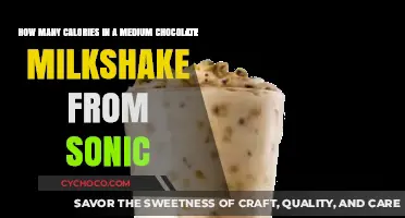 Sonic's Medium Chocolate Milkshake Calorie Count: What You Need to Know