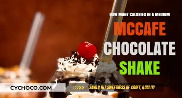 Calories in a Medium McCafé Chocolate Shake: A Nutritional Breakdown